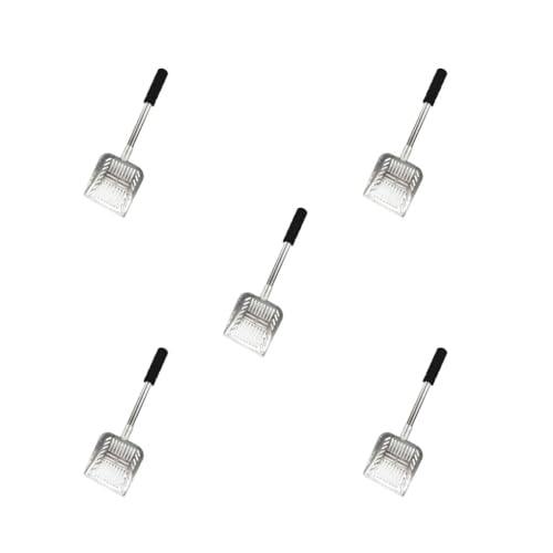 5er-Set Aluminium-Legierung Haustier Streuschaufel Tragbarer Ersatz Wiederverwendbar Waschbar Rutschfest Haushalt Spaten Reinigungswerkzeug Zubehör 5er-Set Aluminium-Legierung Haustier Streuschaufel Tragbarer Ersatz Wiederverwendbar Waschbar Rutschfest Haushalt Spaten Reinigungswerkzeug Zubehör von Paowsietiviity