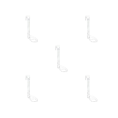 5er-Set Fisch-Futterspender Acryl Transparent Aquarium Lebensmittel Lagerung Schüssel Schale Tablett Wasser Wassertier Unterwasser Fütterungsrohr 21cm von Paowsietiviity