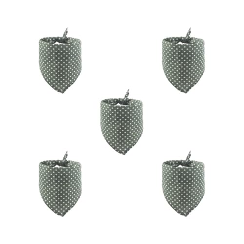 5er-Set Haustier-Schals, tragbar, 4 Jahreszeiten, weich, gepunktet, liebenswert, waschbar, mehrfarbig, dekoratives Dreieckstuch für 25–45 cm Halsumfang, Grün 5er-Set Haustier-Schals, tragbar, 4 Jahreszeiten, weich, gepunktet, liebenswert, waschbar, mehrfarbig, dekoratives Dreieckstuch für 25–45 cm Halsumfang, Grün von Paowsietiviity