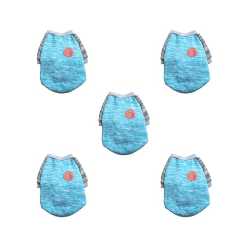 5er-Set Kleidung, Hemd, Winterwärmer, Weste, Kostüme, rund, Plüsch, Raglanbekleidung, Zubehör, kleine Haustiere, Hunde, Chihuahua, Welpen, Blau, Größe L 5er-Set Kleidung, Hemd, Winterwärmer, Weste, Kostüme, rund, Plüsch, Raglanbekleidung, Zubehör, kleine Haustiere, Hunde, Chihuahua, Welpen, Blau, Größe L von Paowsietiviity