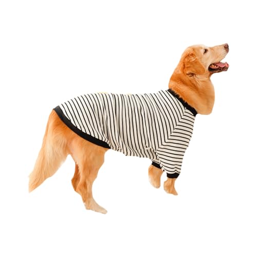Gestreifte Haustierkleidung, verschiedene Größen, geschmeidig, hält warm und Hundekostüm, schön und weiß, atmungsaktiv, Haushaltskleidung, 5XL Gestreifte Haustierkleidung, verschiedene Größen, geschmeidig, hält warm und Hundekostüm, schön und weiß, atmungsaktiv, Haushaltskleidung, 5XL von Paowsietiviity