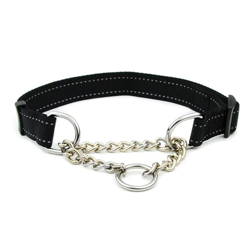 Haustier-Halsband, waschbar, rutschfest, Outdoor, Camping, Wandern, Laufen, Spielen, Abschleppen, Choker, Zubehör, reflektierend, Schwarz Haustier-Halsband, waschbar, rutschfest, Outdoor, Camping, Wandern, Laufen, Spielen, Abschleppen, Choker, Zubehör, reflektierend, Schwarz von Paowsietiviity