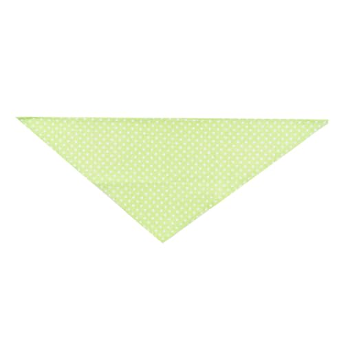 Haustier-Schal, Baumwolle, warm, liebenswert, waschbar, dreieckiges Handtuch, Zubehör für 25–45 cm Halsumfang, fluoreszierendes Grün Haustier-Schal, Baumwolle, warm, liebenswert, waschbar, dreieckiges Handtuch, Zubehör für 25–45 cm Halsumfang, fluoreszierendes Grün von Paowsietiviity