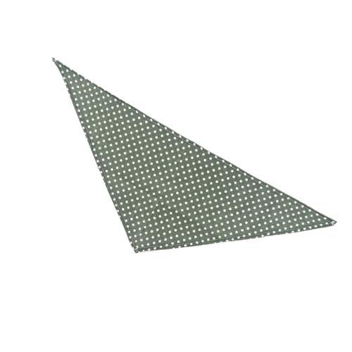 Haustier-Schal, tragbar, 4 Jahreszeiten, weich, gepunktet, bezaubernd, waschbar, mehrfarbig, dekoratives Dreieckstuch für 25–45 cm Halsumfang, Grün Haustier-Schal, tragbar, 4 Jahreszeiten, weich, gepunktet, bezaubernd, waschbar, mehrfarbig, dekoratives Dreieckstuch für 25–45 cm Halsumfang, Grün von Paowsietiviity