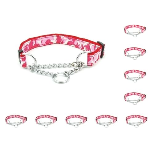 Haustierhalsband, tragbar, wiederverwendbar, rutschfest, Outdoor, Laufen, Spielen, Haustiere, Abschleppen, Choker, Zubehör, Camouflage, Rot, 10 Stück Haustierhalsband, tragbar, wiederverwendbar, rutschfest, Outdoor, Laufen, Spielen, Haustiere, Abschleppen, Choker, Zubehör, Camouflage, Rot, 10 Stück von Paowsietiviity