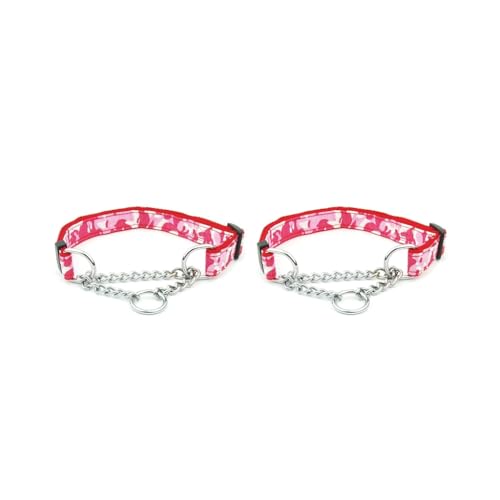 Haustierhalsband, tragbar, wiederverwendbar, rutschfest, für draußen, Laufen, Spielen, Abschleppen, Halsband, Zubehör, Camouflage, Rot, 2er-Set Haustierhalsband, tragbar, wiederverwendbar, rutschfest, für draußen, Laufen, Spielen, Abschleppen, Halsband, Zubehör, Camouflage, Rot, 2er-Set von Paowsietiviity