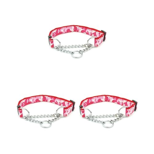 Haustierhalsband, tragbar, wiederverwendbar, rutschfest, für draußen, Laufen, Spielen, Abschleppen, Halsband, Zubehör, Camouflage, Rot, 3er-Set Haustierhalsband, tragbar, wiederverwendbar, rutschfest, für draußen, Laufen, Spielen, Abschleppen, Halsband, Zubehör, Camouflage, Rot, 3er-Set von Paowsietiviity