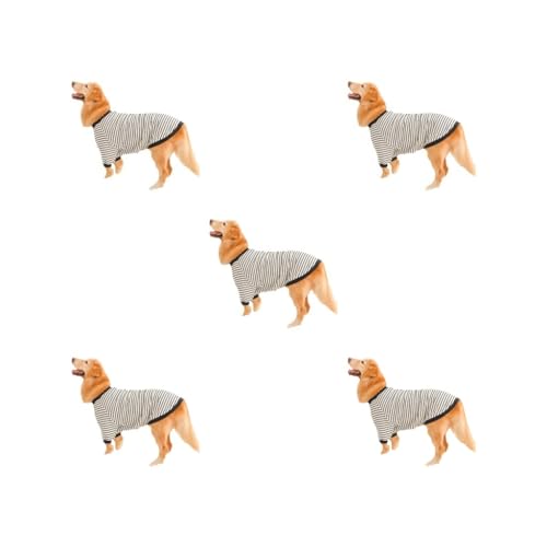 Haustierkostüm, gestreift, verschiedene Größen, geschmeidig, warm und warm, atmungsaktiv, 5 Stück, Größe 5XL Haustierkostüm, gestreift, verschiedene Größen, geschmeidig, warm und warm, atmungsaktiv, 5 Stück, Größe 5XL von Paowsietiviity