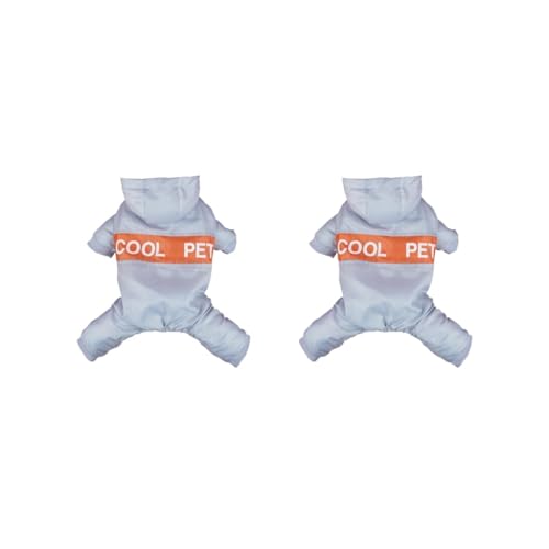 Hunde-Overall, Hundekleidung, Welpenkleidung, Geschirr, Jacke, Winterzubehör, exquisit, wasserdicht, wärmer, Haustierbedarf, Blaugrau/S, 2er-Set Hunde-Overall, Hundekleidung, Welpenkleidung, Geschirr, Jacke, Winterzubehör, exquisit, wasserdicht, wärmer, Haustierbedarf, Blaugrau/S, 2er-Set von Paowsietiviity