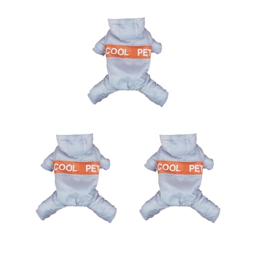 Hunde-Overall, Hundekleidung, Welpenkleidung, Geschirr, Jacke, Winterzubehör, langlebig, warm, winddicht, Blau, Grau, Größe M, 3er-Set Hunde-Overall, Hundekleidung, Welpenkleidung, Geschirr, Jacke, Winterzubehör, langlebig, warm, winddicht, Blau, Grau, Größe M, 3er-Set von Paowsietiviity