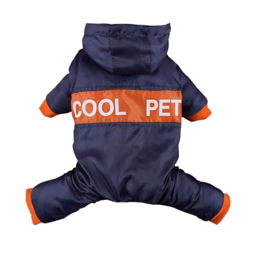 Hunde-Overall, Hundekleidung, Welpenkleidung, Geschirr, Jacke, Winterzubehör, wasserdicht, hält warm, Haustierbedarf, Marineblau, L Hunde-Overall, Hundekleidung, Welpenkleidung, Geschirr, Jacke, Winterzubehör, wasserdicht, hält warm, Haustierbedarf, Marineblau, L von Paowsietiviity