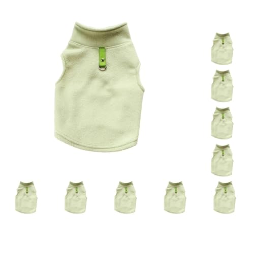 Hundebekleidung, weich, atmungsaktiv, Welpenweste, Kostüme, Herbst und Winter, Hunde-T-Shirts, Haustier-Sweatshirt, Bohnengrün, Größe S, 10er-Set Hundebekleidung, weich, atmungsaktiv, Welpenweste, Kostüme, Herbst und Winter, Hunde-T-Shirts, Haustier-Sweatshirt, Bohnengrün, Größe S, 10er-Set von Paowsietiviity