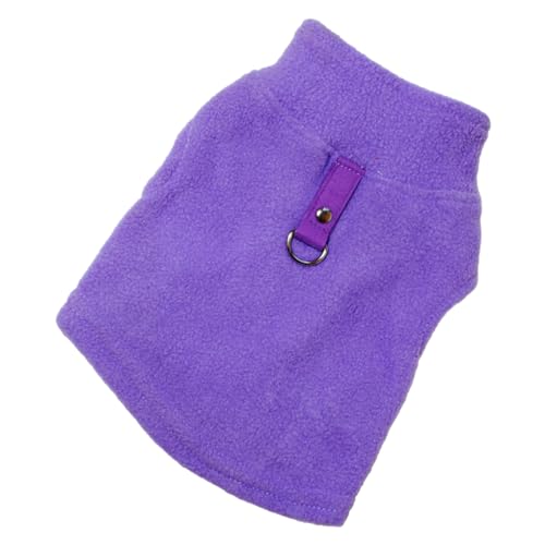 Hundekleidung, süßes Geschenk, gestreiftes Welpen-Shirt, hält warm, Welpenweste, Outfit, Hunde-T-Shirts, keine Schnallen, Haustier-Sweatshirt, Lila, Größe XL Hundekleidung, süßes Geschenk, gestreiftes Welpen-Shirt, hält warm, Welpenweste, Outfit, Hunde-T-Shirts, keine Schnallen, Haustier-Sweatshirt, Lila, Größe XL von Paowsietiviity
