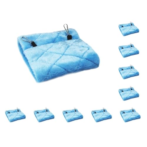Paowsietiviity 10 Set Flanell Hängende Vogelnest Winter Warm Tier Haus Hütte Haustier Vogel Hängematte Höhle Käfig Mittelblau 24 x 15 x 18 cm Paowsietiviity 10 Set Flanell Hängende Vogelnest Winter Warm Tier Haus Hütte Haustier Vogel Hängematte Höhle Käfig Mittelblau 24 x 15 x 18 cm von Paowsietiviity