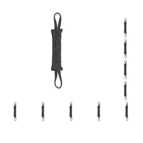 Paowsietiviity 10 Set Pet Dog Training Bite Tug Toy with Handle for Young Dog Black Tug-30cm Paowsietiviity 10 Set Pet Dog Training Bite Tug Toy with Handle for Young Dog Black Tug-30cm von Paowsietiviity