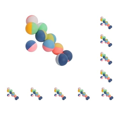 Paowsietiviity 10er-Set Tischtennisbälle, Szenen-Layout, Dekoration, klein, mehrfarbig, Haustier-Ball, Spielzeug, Haustierzubehör, Spielrequisite, Hundespielzeug, Katzen, Hunde Paowsietiviity 10er-Set Tischtennisbälle, Szenen-Layout, Dekoration, klein, mehrfarbig, Haustier-Ball, Spielzeug, Haustierzubehör, Spielrequisite, Hundespielzeug, Katzen, Hunde von Paowsietiviity