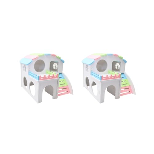 Paowsietiviity 2 Set Hamsterhaus Kleintierversteck Mini Hütte Hamster Hütte Käfig Paowsietiviity 2 Set Hamsterhaus Kleintierversteck Mini Hütte Hamster Hütte Käfig von Paowsietiviity