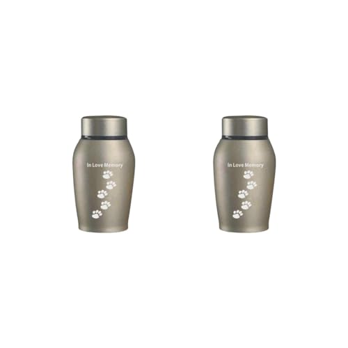 Paowsietiviity 2 Set Haustierurnen Erinnerung Lose Gedenkstätte Haustiere Geschenk Sarg Feuerbestattung Gedenkurne Gold 13,5 x 6 cm Paowsietiviity 2 Set Haustierurnen Erinnerung Lose Gedenkstätte Haustiere Geschenk Sarg Feuerbestattung Gedenkurne Gold 13,5 x 6 cm von Paowsietiviity