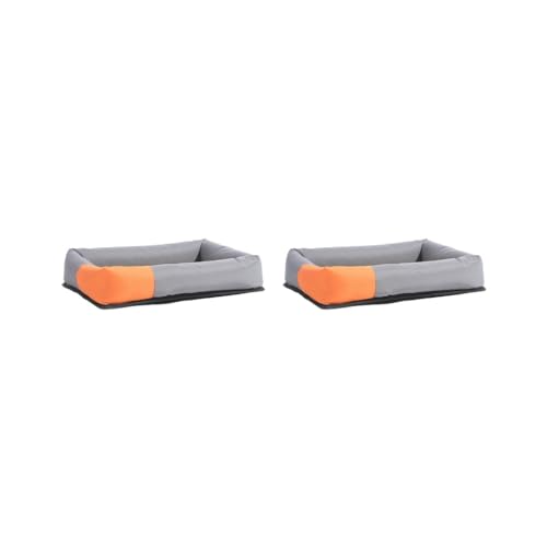 Paowsietiviity 2er-Set universelle Haustier-Kühlmatte, waschbar, feuchtigkeitsbeständig, faltbar, Sommer-Isomatte, Decke für Schlafzimmer, Innenbereich, Rasen, Orange, Größe S Paowsietiviity 2er-Set universelle Haustier-Kühlmatte, waschbar, feuchtigkeitsbeständig, faltbar, Sommer-Isomatte, Decke für Schlafzimmer, Innenbereich, Rasen, Orange, Größe S von Paowsietiviity