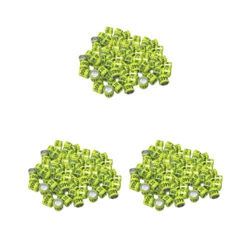 Paowsietiviity 3 Set 100 Stück 2021 Aluminium Vogel Taube Renntaube Bein Ringe Bänder Gelb Paowsietiviity 3 Set 100 Stück 2021 Aluminium Vogel Taube Renntaube Bein Ringe Bänder Gelb von Paowsietiviity