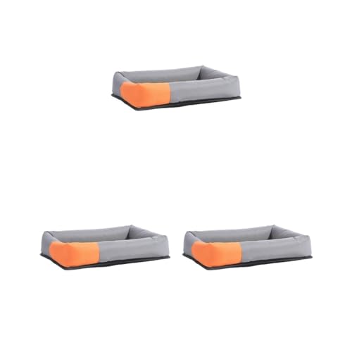 Paowsietiviity 3er-Set, waschbar, rutschfest, kühlende Matte, feuchtigkeitsbeständig, Sommer, Kühlkissen, atmungsaktive Decke, Sofa, Schlafzimmer, Outdoor, Rasen, Orange, Größe M von Paowsietiviity