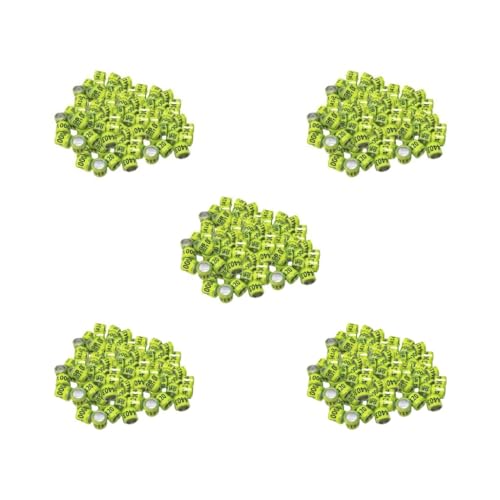 Paowsietiviity 5 Set 100 Stück 2021 Aluminium Vogel Taube Renntaube Bein Ringe Bänder Gelb Paowsietiviity 5 Set 100 Stück 2021 Aluminium Vogel Taube Renntaube Bein Ringe Bänder Gelb von Paowsietiviity