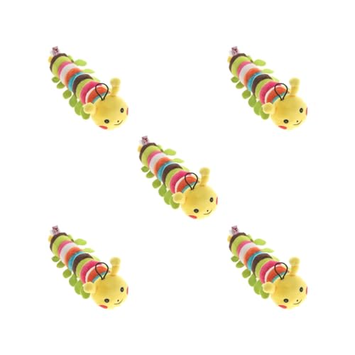 Paowsietiviity 5 Set Haustier Plüsch Sound Katze Hund Quietschendes Kauspielzeug Beißspielzeug Niedliche Raupe Gelb Paowsietiviity 5 Set Haustier Plüsch Sound Katze Hund Quietschendes Kauspielzeug Beißspielzeug Niedliche Raupe Gelb von Paowsietiviity