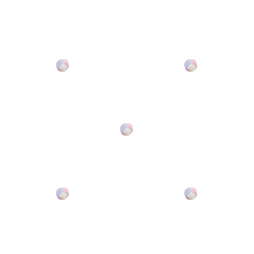 Paowsietiviity 5er-Set Baumwollseile, interaktives Zahnreinigungs-Hundespielzeug, leicht, flexibel, Kauspielzeug, waschbar, Backenknochenform, dreifarbig, Glatzenkopf Paowsietiviity 5er-Set Baumwollseile, interaktives Zahnreinigungs-Hundespielzeug, leicht, flexibel, Kauspielzeug, waschbar, Backenknochenform, dreifarbig, Glatzenkopf von Paowsietiviity