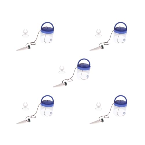 Paowsietiviity 5er-Set Wasserfilter-Tropfspender Luftbefeuchter für Chamäleon, Eidechse, Gecko, 1300 ml von Paowsietiviity