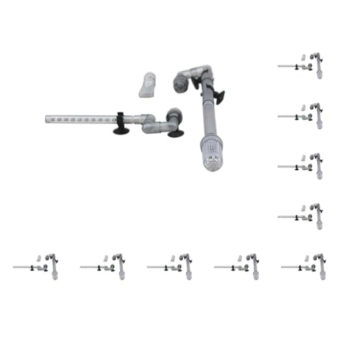 Paowsietiviity Abflussrohr für Aquarien, Größe S, Grau, 10 Stück von Paowsietiviity
