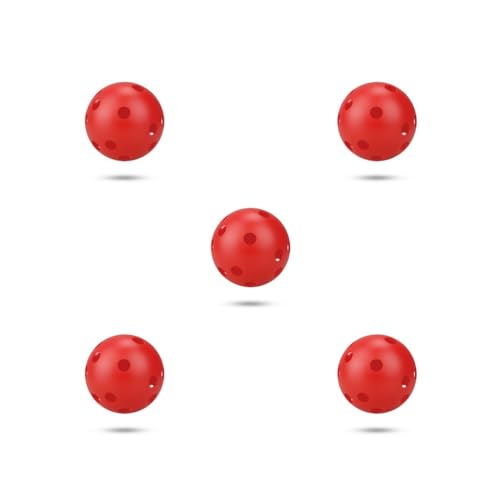 Paowsietiviity Haustier-Ball, kompakte Größe, Gaming-Werkzeuge, PE-Kunststoff, Handwerkskunst, leichtes Hundespielzeug, Werfen, interaktives Training, Requisite, Rot, 5 Stück Paowsietiviity Haustier-Ball, kompakte Größe, Gaming-Werkzeuge, PE-Kunststoff, Handwerkskunst, leichtes Hundespielzeug, Werfen, interaktives Training, Requisite, Rot, 5 Stück von Paowsietiviity