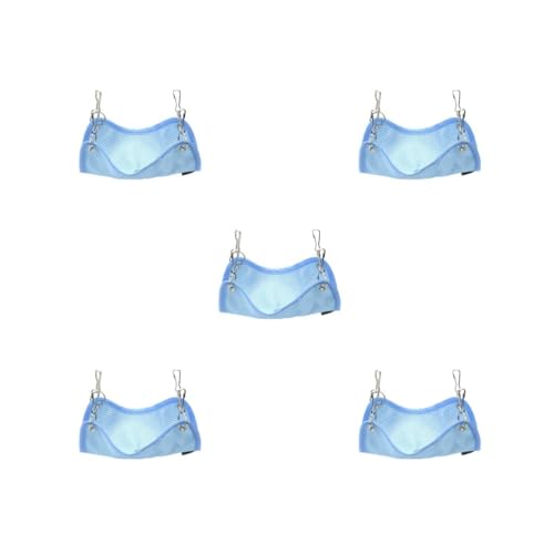 Paowsietiviity Haustier-Hängematte, tragbar, einfarbig, Ersatz, strapazierfähig, für Haushalt, Entspannungsbett, Spielzeug, Geburtstagsgeschenk, Blau, Größe M, 5 Stück Paowsietiviity Haustier-Hängematte, tragbar, einfarbig, Ersatz, strapazierfähig, für Haushalt, Entspannungsbett, Spielzeug, Geburtstagsgeschenk, Blau, Größe M, 5 Stück von Paowsietiviity