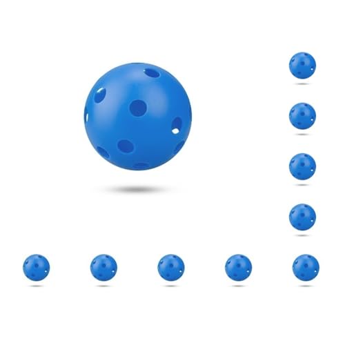 Paowsietiviity Haustierbälle, mehrfarbig, kompakte Größe, Handwerkskunst, Hundespielzeug, Kaubälle, interaktiv, 26 Löcher, Trainingsrequisite, Blau, 10 Stück Paowsietiviity Haustierbälle, mehrfarbig, kompakte Größe, Handwerkskunst, Hundespielzeug, Kaubälle, interaktiv, 26 Löcher, Trainingsrequisite, Blau, 10 Stück von Paowsietiviity