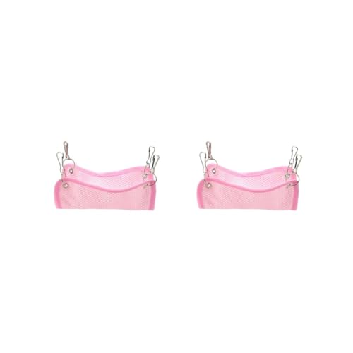 Paowsietiviity Haustierhängematte aus Stoff, tragbar, einfarbig, Ersatz, strapazierfähig, für Haushalt, Schlafen, Entspannen, Spielzeug, Pink, Größe M, 2 Stück Paowsietiviity Haustierhängematte aus Stoff, tragbar, einfarbig, Ersatz, strapazierfähig, für Haushalt, Schlafen, Entspannen, Spielzeug, Pink, Größe M, 2 Stück von Paowsietiviity