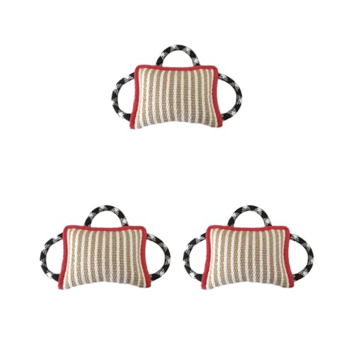 Paowsietiviity Hunde-Bisskissen, robust, mit 3 Griffen, Rot, 3 Stück Paowsietiviity Hunde-Bisskissen, robust, mit 3 Griffen, Rot, 3 Stück von Paowsietiviity
