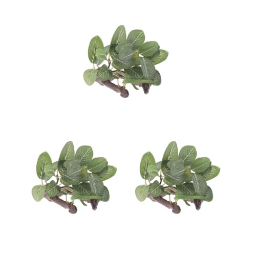 Paowsietiviity Künstliche Wassergraspflanze aus Kunstharz, für Reptilien oder Aquarien, Grün, Typ 1, Stil 1, 3 Stück von Paowsietiviity