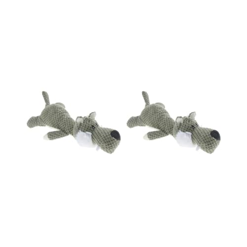 Paowsietiviity Lustiges Hundespielzeug für Welpen, Kauspielzeug mit Quietschelement, Plüsch-Sound, 2 Stück Paowsietiviity Lustiges Hundespielzeug für Welpen, Kauspielzeug mit Quietschelement, Plüsch-Sound, 2 Stück von Paowsietiviity