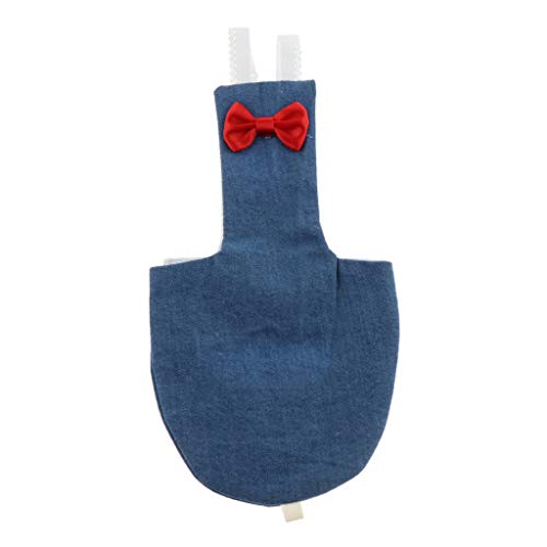 Paowsietiviity Papageienwindel, wiederverwendbar, waschbar, für kleine bis große Vögel, Denim, Größe L Paowsietiviity Papageienwindel, wiederverwendbar, waschbar, für kleine bis große Vögel, Denim, Größe L von Paowsietiviity