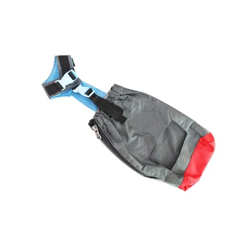 Schutztasche für gelähmte Haustiere, Brust-zu-Bein-Schutztaschen, Reißverschluss, atmungsaktiv, verstellbar, Größe XS von Paowsietiviity