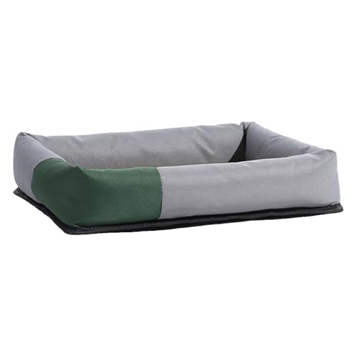 Waschbare Kühlmatte für Haustiere, feuchtigkeitsbeständig, faltbar, tragbar, Sommer, Kühlkissen, Decke für Wohnzimmer, Outdoor, Rasen, Grün, M von Paowsietiviity