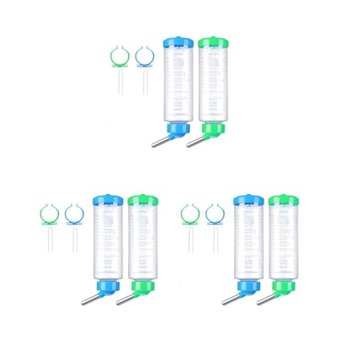 Wasserspender für Haustiere aus ABS, geruchlos, transparent, zum Aufhängen, abnehmbar, für kleine Tiere, 3 Stück Wasserspender für Haustiere aus ABS, geruchlos, transparent, zum Aufhängen, abnehmbar, für kleine Tiere, 3 Stück von Paowsietiviity