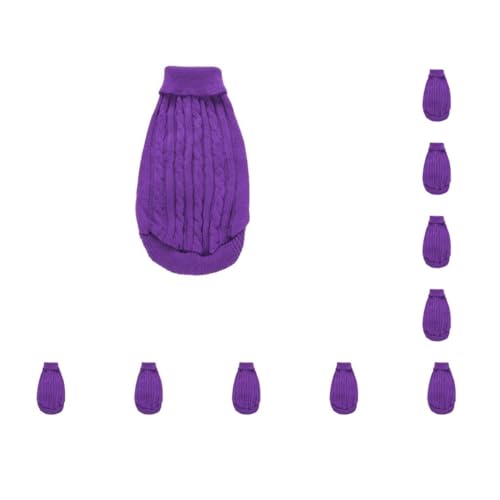 Welpen-Shirt, verschiedene Größen, Haustierpullover, Haustierbedarf, Welpen, Kleidung, elastisch, dick, exquisit, Violett, Größe XXL, 10er-Set Welpen-Shirt, verschiedene Größen, Haustierpullover, Haustierbedarf, Welpen, Kleidung, elastisch, dick, exquisit, Violett, Größe XXL, 10er-Set von Paowsietiviity