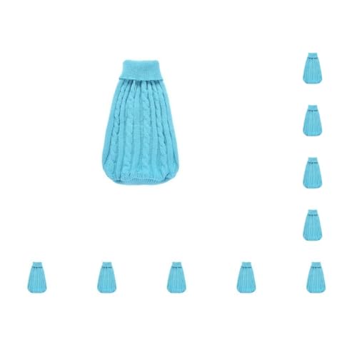 Welpen-Shirt, verschiedene Größen, weich, süßes Geschenk, Haustierbedarf, Welpen, Kleidung, dicke Kostüme, Hundepullover, Azurblau, Größe XXL, 10er-Set Welpen-Shirt, verschiedene Größen, weich, süßes Geschenk, Haustierbedarf, Welpen, Kleidung, dicke Kostüme, Hundepullover, Azurblau, Größe XXL, 10er-Set von Paowsietiviity