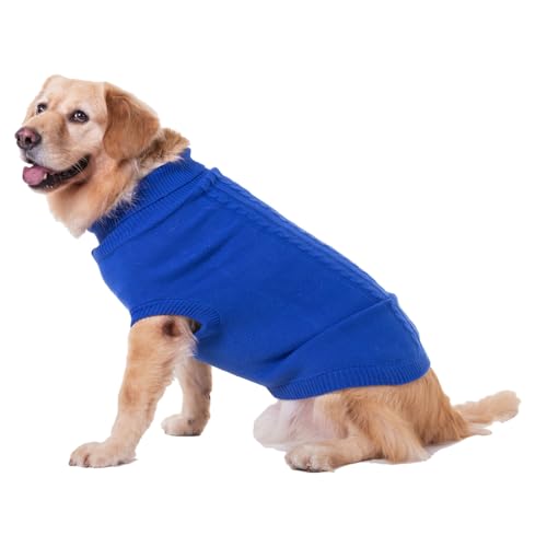 Welpen-Shirt ohne Schnallen, verschiedene Größen, Haustierpullover, kleine Haustiere, Welpen, Kleidung, exquisiter Hundepullover, Dunkelblau, Größe M von Paowsietiviity