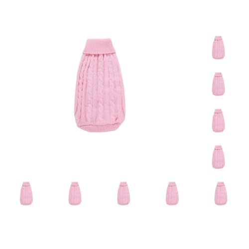 Welpen-Shirts, verschiedene Größen, klein, gestreift, Welpenweste, mehrfarbig, dick, warm, Rosa, Größe M, 10-teiliges Set Welpen-Shirts, verschiedene Größen, klein, gestreift, Welpenweste, mehrfarbig, dick, warm, Rosa, Größe M, 10-teiliges Set von Paowsietiviity