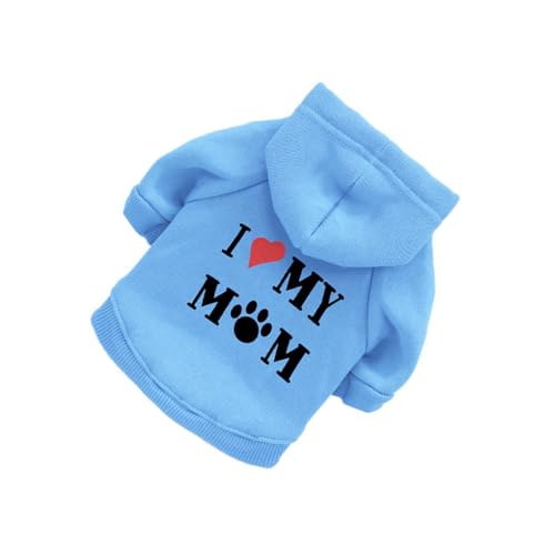 Winter-Haustierkleidung, bedruckter Kapuzenpullover, Sweatshirt, Tier, niedlich, bequem, winddicht, Kostüm-Accessoire, Zuhause, Indoor-Spaziergang, Blau, Größe Winter-Haustierkleidung, bedruckter Kapuzenpullover, Sweatshirt, Tier, niedlich, bequem, winddicht, Kostüm-Accessoire, Zuhause, Indoor-Spaziergang, Blau, Größe von Paowsietiviity