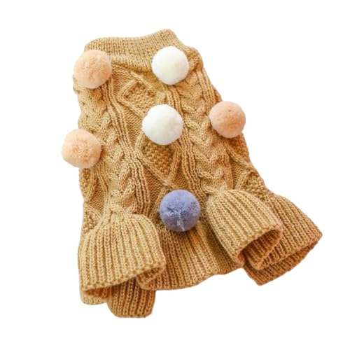 Winterkleidung für Haustiere, Acrylfaser, warm, bequem, modisch, Kostüm für Zuhause, drinnen und draußen, Spazierengehen, Kaffee, Größe M Winterkleidung für Haustiere, Acrylfaser, warm, bequem, modisch, Kostüm für Zuhause, drinnen und draußen, Spazierengehen, Kaffee, Größe M von Paowsietiviity