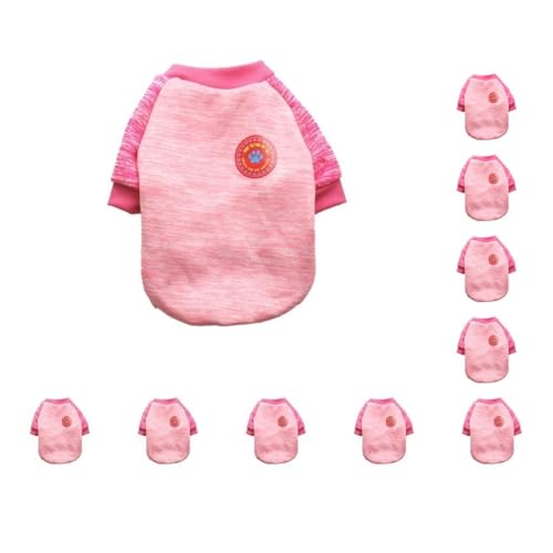 Winterwärmer, modische Kostüme, Plüsch-Design, mehrfarbig, Pullover für kleine Hunde, Chihuahua, Welpen, Bulldogge, Rosa, Größe S, 10er-Set Winterwärmer, modische Kostüme, Plüsch-Design, mehrfarbig, Pullover für kleine Hunde, Chihuahua, Welpen, Bulldogge, Rosa, Größe S, 10er-Set von Paowsietiviity