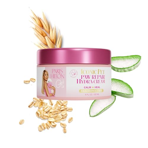 Paris Hilton Pet Fragrance-Free Paw Repair Hydra-Creme, 120 ml, hypoallergene, pflegende Hundepfotencreme für weiche, gesunde Pads, ideal für trockene, rissige Pfotenpflege Paris Hilton Pet Fragrance-Free Paw Repair Hydra-Creme, 120 ml, hypoallergene, pflegende Hundepfotencreme für weiche, gesunde Pads, ideal für trockene, rissige Pfotenpflege von Paris Hilton