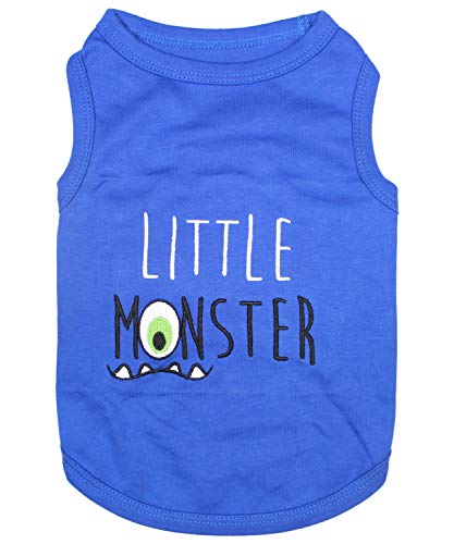 Parisian Pet Funny Cute Dog Cat Pet Shirts Caution Can't Control My Licker, I Work Out, Little Monster, WTF, BFF, Bling $, Got Treats, Babe Magnet, Little Miss Attitude (Little Monster, M) von Parisian Pet